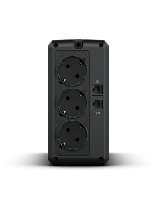 Источник бесперебойного питания CYBERPOWER UT650EG, 650 VA (360 W), 3 евророзетки, 2 розетки RJ-45