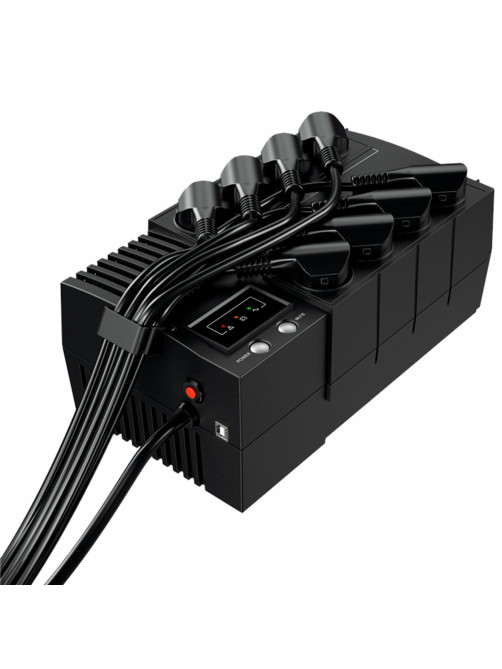 Источник бесперебойного питания CYBERPOWER BS650E, 650 VA (390 W), 8 евророзеток