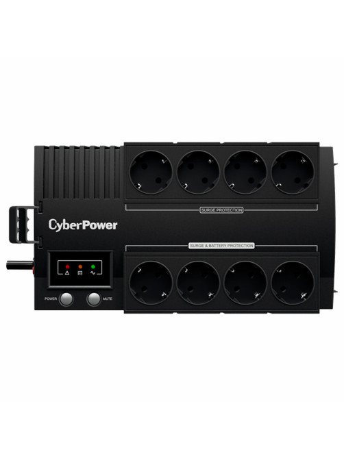 Источник бесперебойного питания CYBERPOWER BS650E, 650 VA (390 W), 8 евророзеток