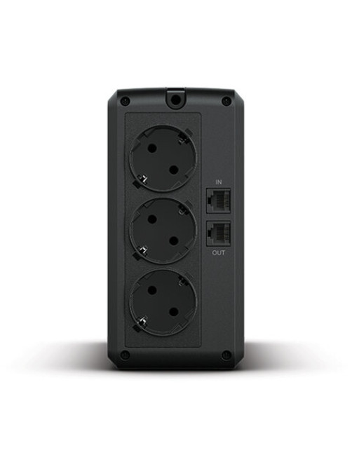 Источник бесперебойного питания CYBERPOWER UT650EG, 650 VA (360 W), 3 евророзетки, 2 розетки RJ-45