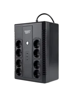 Источник бесперебойного питания SMARTWATT UPS SAFE PRO 650, 650 ВА (390 Вт), 8 розеток, 3703020270004