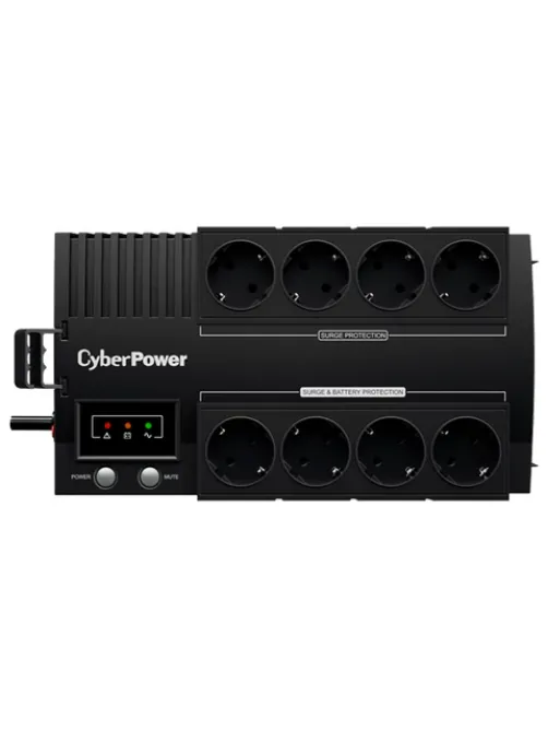 Источник бесперебойного питания CYBERPOWER BS650E, 650 VA (390 W), 8 евророзеток
