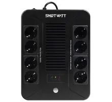Источник бесперебойного питания SMARTWATT UPS SAFE PRO 1050, 1050 ВА (630 Вт), 8 розеток, 3703020270006