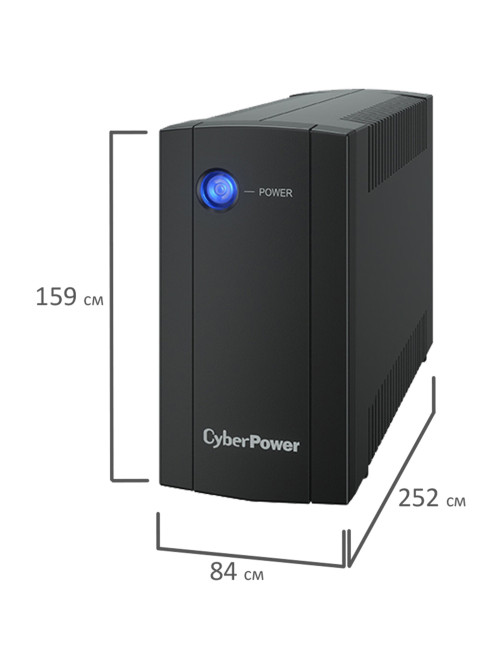 Источник бесперебойного питания CYBERPOWER UTC650E, 650 VA (360 W), 2 евророзетки