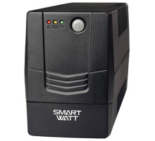 Источник бесперебойного питания SMARTWATT UPS UNI 850E, 850 ВА (510 Вт), 2 розетки, 3703020390008