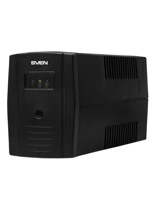 Источник бесперебойного питания SVEN Pro 600, 600VA (360W), 2 евророзетки, SV-013837
