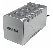 Стабилизатор SVEN VR-F1000, 320 Вт, 184-285 В, 4 евророзетки, SV-018818