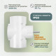 Сетевой разветвитель SONNEN U-030G, 3 розетки, с заземлением, 16 А, белый, 511441