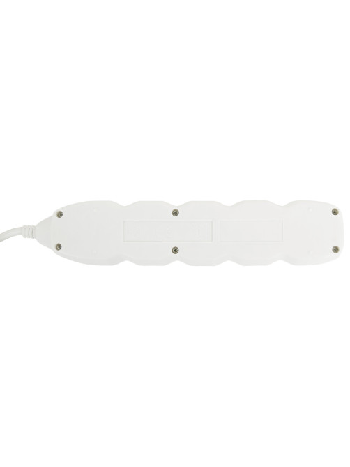 Удлинитель сетевой SONNEN U-155G, 5 розеток, c заземлением, 10 А, 5 м, белый, 511437