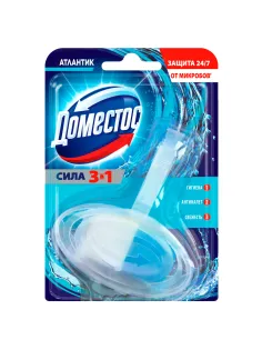Блок туалетный подвесной твердый 40 г ДОМЕСТОС 