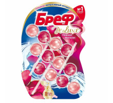 Освежитель WC (для туалета) твердый 3х50 г БРЕФ De Luxe, 