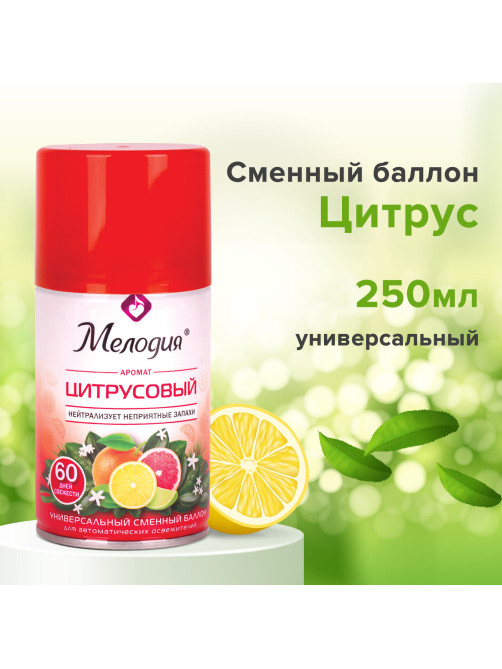 Сменный баллон 250 мл МЕЛОДИЯ 