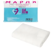 Марля медицинская отбеленная NEW LIFE отрез 0,9х10 м, плотность 30 (±2) г/м2, 94266