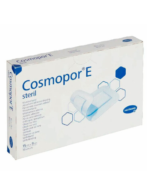 Пластырь-повязка COSMOPOR E STERIL, комплект 10 шт., нетканая основа, 15х9 см, 900899