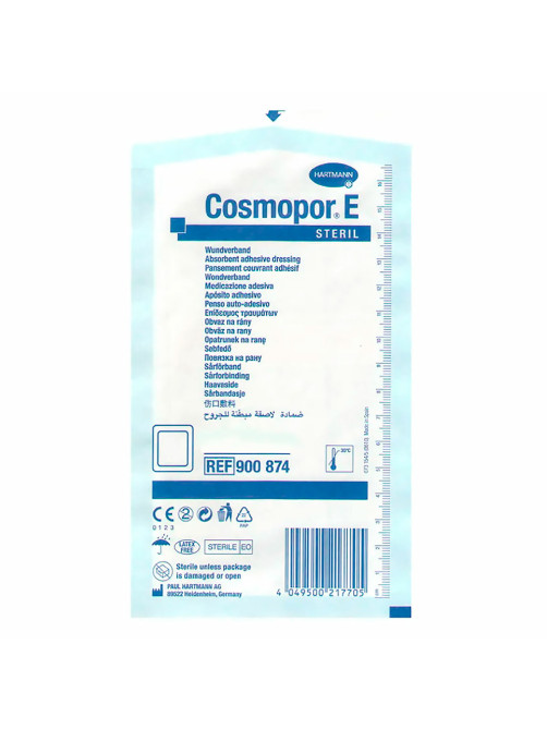 Пластырь-повязка COSMOPOR E STERIL, комплект 10 шт., нетканая основа, 15х9 см, 900899