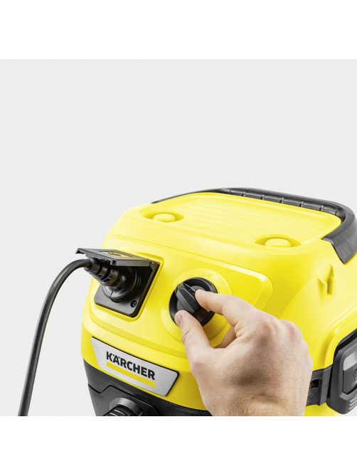 Пылесос хозяйственный KARCHER WD 3 P, мусоросборник 17 л, мощность 1000 Вт, желтый, 1.628-170.0