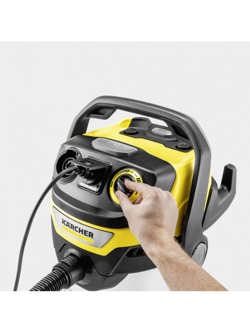 Пылесос хозяйственный KARCHER WD 6 PS, мусоросборник 30 л, мощность 1300 Вт, желтый, 1.628-360.0