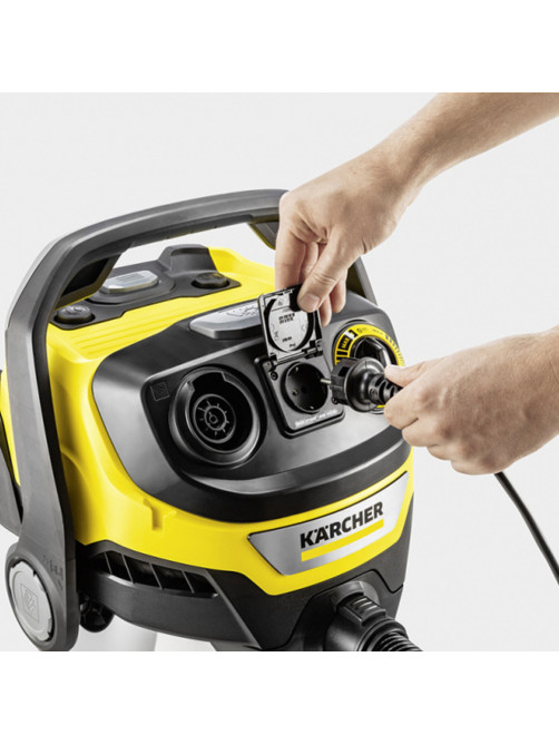Пылесос хозяйственный KARCHER WD 6 PS, мусоросборник 30 л, мощность 1300 Вт, желтый, 1.628-360.0