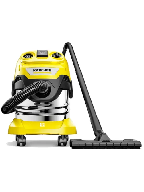 Пылесос хозяйственный KARCHER WD 4 PS, мусоросборник 20 л, мощность 1000 Вт, желтый, 1.628-290.0