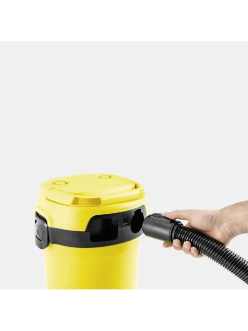 Пылесос хозяйственный KARCHER WD 2 Plus, мусоросборник 12 л, мощность 1000 Вт, желтый, 1.628-000.0
