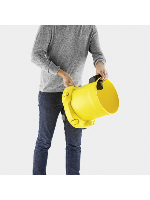 Пылесос хозяйственный KARCHER WD 3 P, мусоросборник 17 л, мощность 1000 Вт, желтый, 1.628-170.0