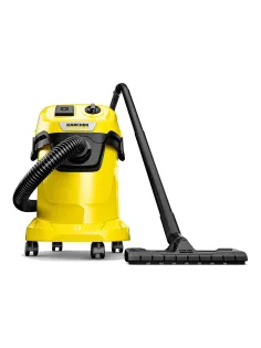 Пылесос хозяйственный KARCHER WD 3 P, мусоросборник 17 л, мощность 1000 Вт, желтый, 1.628-170.0