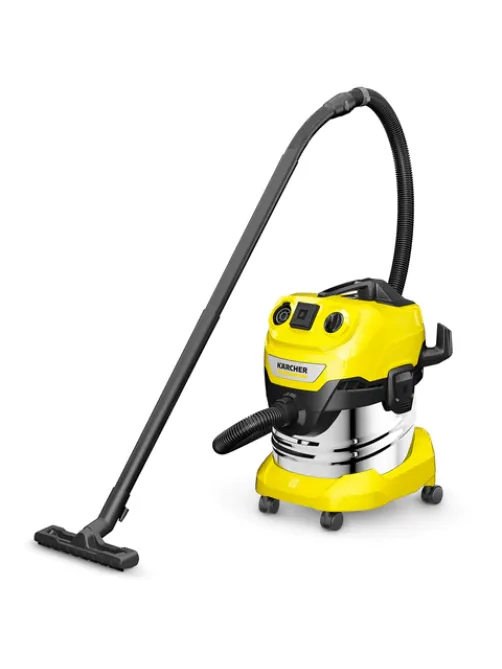 Пылесос хозяйственный KARCHER WD 4 PS, мусоросборник 20 л, мощность 1000 Вт, желтый, 1.628-290.0
