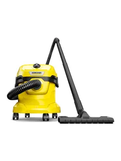 Пылесос хозяйственный KARCHER WD 2 Plus, мусоросборник 12 л, мощность 1000 Вт, желтый, 1.628-000.0