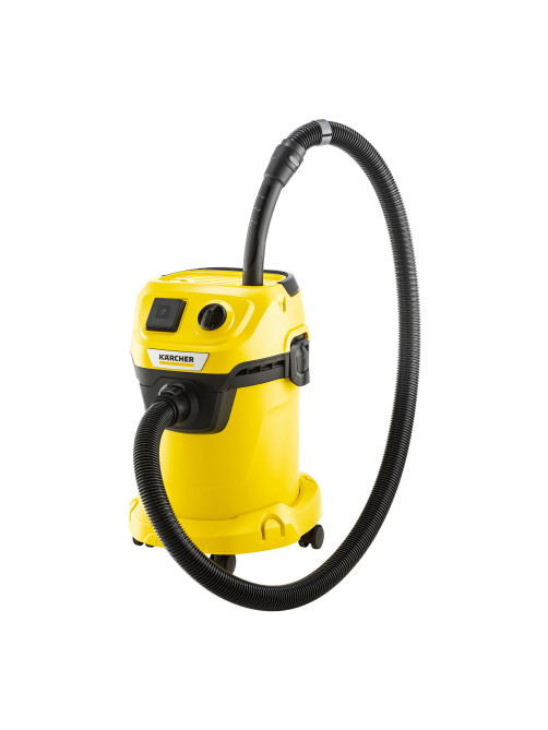 Пылесос хозяйственный KARCHER WD 3 P, мусоросборник 17 л, мощность 1000 Вт, желтый, 1.628-170.0