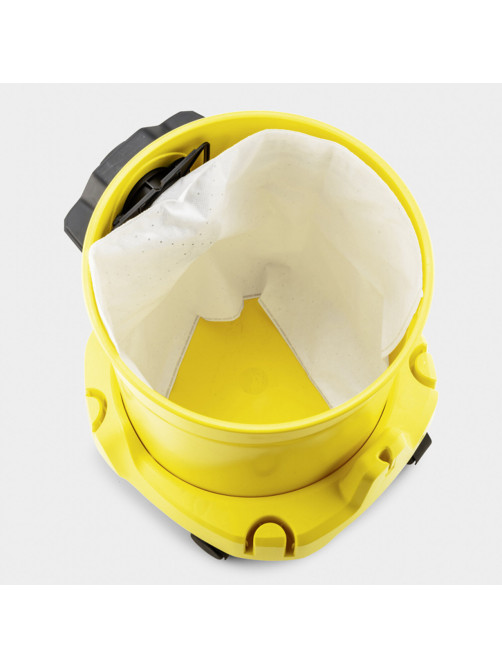 Пылесос хозяйственный KARCHER WD 3 P, мусоросборник 17 л, мощность 1000 Вт, желтый, 1.628-170.0