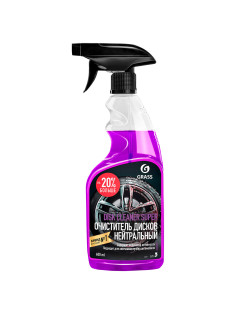 Очиститель колесных дисков 600 мл GRASS DISK CLEANER SUPER, нейтральный, распылитель, 110405
