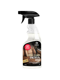 Очиститель кожи для салона автомобиля 600 мл GRASS LEATHER CLEANER, распылитель, 110396