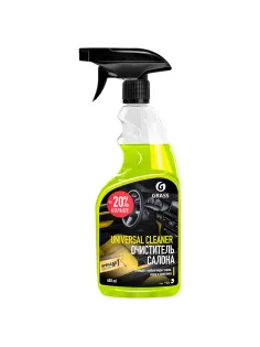 Очиститель салона для велюра, кожи, пластика, 600 мл, GRASS UNIVERSAL CLEANER, триггер, 110392