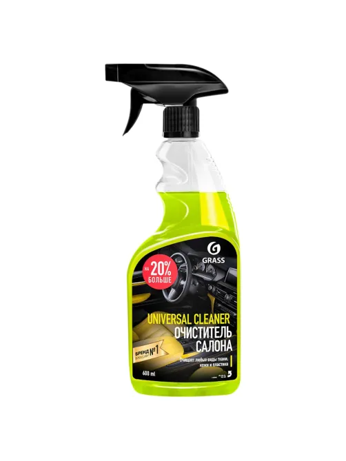 Очиститель салона для велюра, кожи, пластика, 600 мл, GRASS UNIVERSAL CLEANER, триггер, 110392