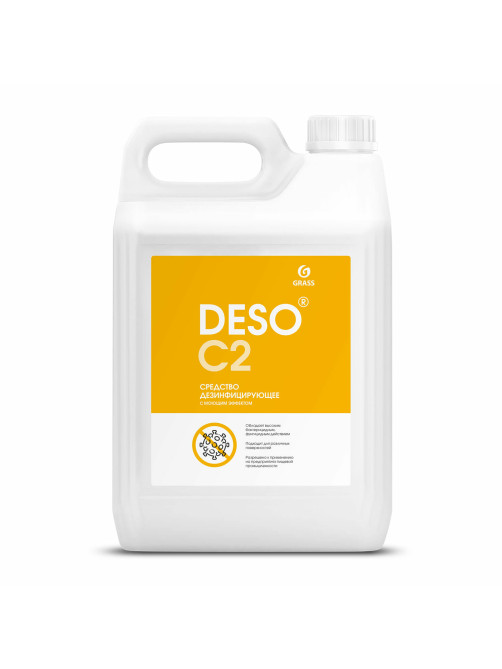 Средство моющее c дезинфицирующим эффектом 5 кг, GRASS DESO C2, ЧАС, концентрат, 550066