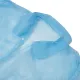 Халат одноразовый голубой на кнопках КОМПЛЕКТ 10 шт., XL, 52-54 размер, 110 см, рукав на резинке, 25 г/м2, СНАБЛАЙН