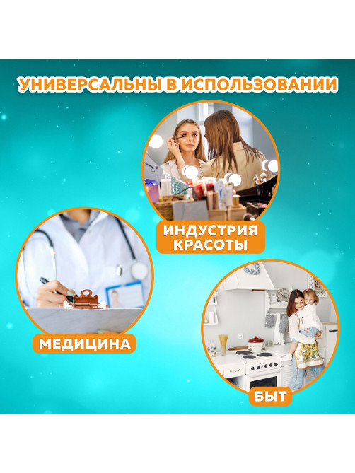 Салфетка одноразовая белая 30х40 см, КОМПЛЕКТ 100 шт., спанлейс, 40 г/м2, ЧИСТОВЬЕ, 00-147