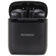 Наушники беспроводные TWS вкладыши с микрофоном, SONNEN EP-BH10B, Bluetooth 5.3, черные, 514122