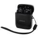Наушники беспроводные TWS вкладыши с микрофоном, SONNEN EP-BH10B, Bluetooth 5.3, черные, 514122