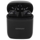 Наушники беспроводные TWS вкладыши с микрофоном, SONNEN EP-BH10B, Bluetooth 5.3, черные, 514122