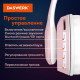Наушники беспроводные игровые накладные, с ушками, светящиеся, розовые DASWERK (ДАСВЕРК) VZV-23M, 513799