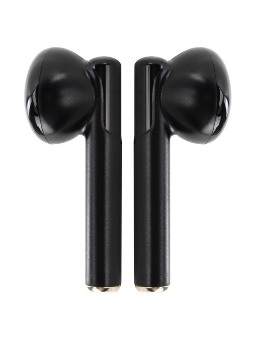 Наушники беспроводные TWS вкладыши с микрофоном, SONNEN EP-BH10B, Bluetooth 5.3, черные, 514122