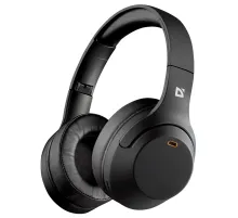 Наушники с микрофоном (гарнитура) DEFENDER FreeMotion B690, Bluetooth, беспроводные, черные, 63690