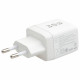 Зарядное устройство сетевое (220В) CABLEXPERT, дисплей, 35 Вт GaN, QC4/PD3, 1хUSB, 1хType-C, MP3A-PC-52