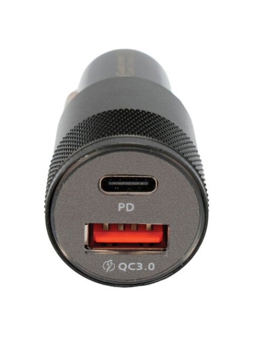 Зарядное устройство автомобильное CABLEXPERT 38 Вт, 3 А, QC3.0/PD, 1 х USB, 1 х Type-C, MP3A-UC-CAR24
