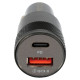 Зарядное устройство автомобильное CABLEXPERT 38 Вт, 3 А, QC3.0/PD, 1 х USB, 1 х Type-C, MP3A-UC-CAR24