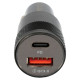 Зарядное устройство автомобильное CABLEXPERT 38 Вт, 3 А, QC3.0/PD, 1 х USB, 1 х Type-C, MP3A-UC-CAR24