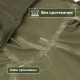Дождевик-плащ хаки С КАРМАНАМИ многоразовый на молнии, размер 60-62, рост 170-176, ГРАНДМАСТЕР, 610885