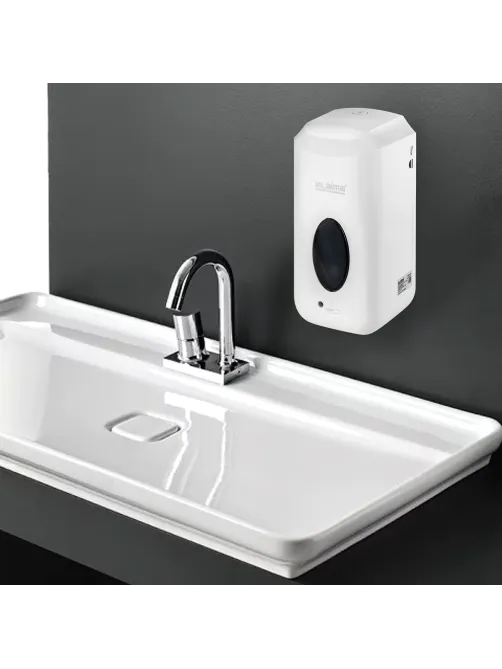 Дозатор для жидкого антисептика LAIMA CLASSIC, СЕНСОРНЫЙ, 1 л, спрей, с блоком питания, 607319