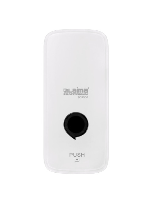 Дозатор для жидкого мыла LAIMA PROFESSIONAL PREMIUM, НАЛИВНОЙ, 0,5 л, белый, ABS-пластик, 609508